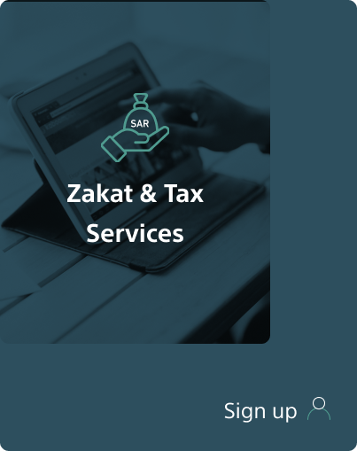Zakat & Tax services Sign up
